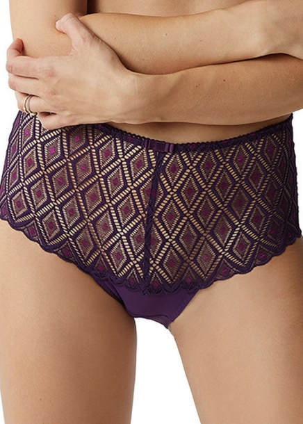 Amelia högtrosa violet bestform underkläder